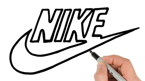 nike tekenen|nike logo drawing instructions.